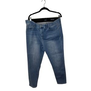 Curve Appeal Comfort Waist High Rise Skinny Jeans Medium Wash Women's Size 14